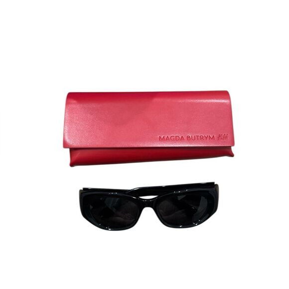 Magda Butrym x H&M Oval sunglasses with rose motif main image 6